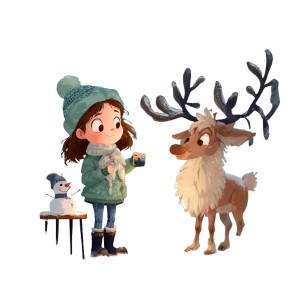 Winter Lantern Scene Vinyl Car Decal Sticker – Waterproof & UV-Resistant 3.4133333333333336"