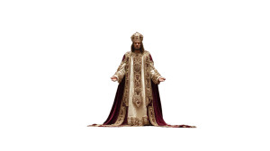 Pope Jesus Vinyl Car Decal Sticker – Waterproof & UV-Resistant 2.72"