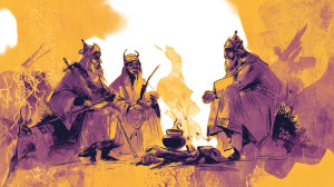 Dede Korkut Storytelling Vinyl Car Decal Sticker – Waterproof & UV-Resistant 5.4