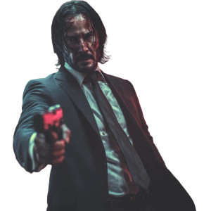 John Wick Neon Vinyl Car Decal Sticker – Waterproof & UV-Resistant 6.826666666666667"