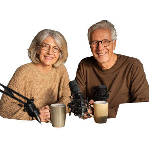 Podcasting Couple Vinyl Car Decal Sticker – Waterproof & UV-Resistant 3.4133333333333336"