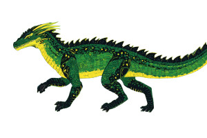 Jungle Dragon Vinyl Car Decal Sticker – Waterproof & UV-Resistant 2.986666666666667"