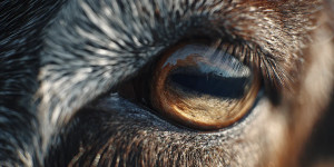 Goat'S Eyeball Closeup Vinyl Car Decal Sticker – Waterproof & UV-Resistant 5.12"