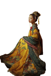 Ancient Chinese Beauty V25 Vinyl Car Decal Sticker – Waterproof & UV-Resistant 4.4
