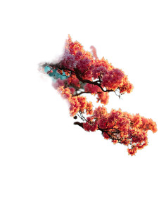 Cinematic Tree Vinyl Car Decal Sticker – Waterproof & UV-Resistant 4.1066666666666665"