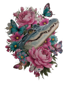 Floral Alligator Tattoo Vinyl Car Decal Sticker – Waterproof & UV-Resistant 4.05333333333333 Floral Alligator Tattoo Vinyl Car Decal Sticker – Waterproof & UV-Resistant 4.05333333333333