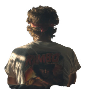 Rambo Fan Watching Vinyl Car Decal Sticker – Waterproof & UV-Resistant 3.4133333333333336"