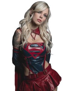 Supergirl In Latex V2 Vinyl Car Decal Sticker – Waterproof & UV-Resistant 8.213333333333333" Supergirl In Latex V2 Vinyl Car Decal Sticker – Waterproof & UV-Resistant 8.213333333333333"