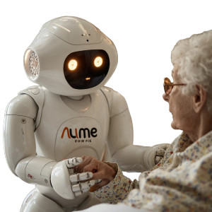 Ume Robot Comfort Vinyl Car Decal Sticker – Waterproof & UV-Resistant 3.4133333333333336"