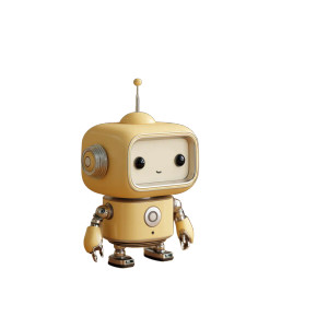 Minimalist Robot V2 Vinyl Car Decal Sticker – Waterproof & UV-Resistant 6.826666666666667"