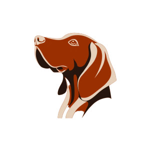Vizsla Logo Vinyl Car Decal Sticker – Waterproof & UV-Resistant 3.4133333333333336"