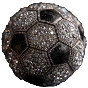 Crystal Soccer Ball Vinyl Car Decal Sticker – Waterproof & UV-Resistant 6.826666666666667"