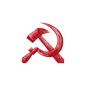 Hammer And Sickle Vinyl Car Decal Sticker – Waterproof & UV-Resistant 3.4133333333333336"