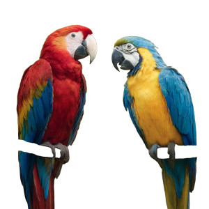 Macaw Duo Profile Vinyl Car Decal Sticker – Waterproof & UV-Resistant 3.4133333333333336" Macaw Duo Profile Vinyl Car Decal Sticker – Waterproof & UV-Resistant 3.4133333333333336"
