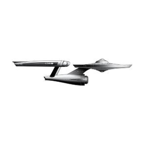 Enterprise-A Profile Vinyl Car Decal Sticker – Waterproof & UV-Resistant 3.4133333333333336"