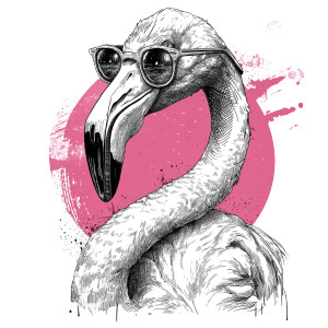Florida Flamingo Tattoo Vinyl Car Decal Sticker – Waterproof & UV-Resistant 3.4133333333333336" Florida Flamingo Tattoo Vinyl Car Decal Sticker – Waterproof & UV-Resistant 3.4133333333333336"