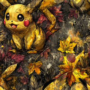 Grunge Pikachu Vinyl Car Decal Sticker – Waterproof & UV-Resistant 6.826666666666667"