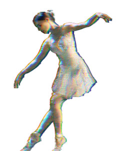 Holographic Dancing Girl Vinyl Car Decal Sticker – Waterproof & UV-Resistant 8.0"