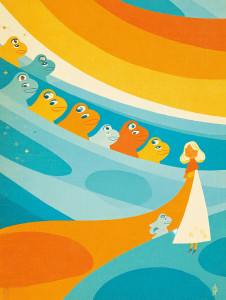 Vintage Fairy Tale V2 Vinyl Car Decal Sticker – Waterproof & UV-Resistant 8.213333333333333"