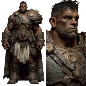Goliath Character Sheet Vinyl Car Decal Sticker – Waterproof & UV-Resistant 6.826666666666667"