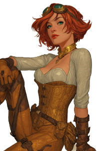 Steampunk Adventurer V7 Vinyl Car Decal Sticker – Waterproof & UV-Resistant 4.4