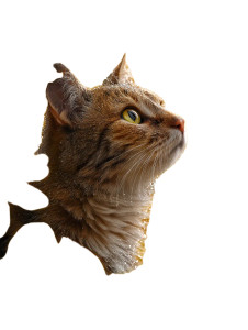 Cat In Flowers Vinyl Car Decal Sticker – Waterproof & UV-Resistant 4.1066666666666665" Cat In Flowers Vinyl Car Decal Sticker – Waterproof & UV-Resistant 4.1066666666666665"