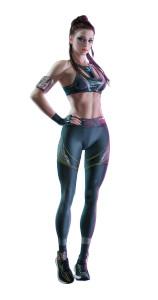Cyberpunk Gymnast Vinyl Car Decal Sticker – Waterproof & UV-Resistant 5.066666666666666"