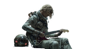 Deep Sea Guitarist Vinyl Car Decal Sticker – Waterproof & UV-Resistant 5.4