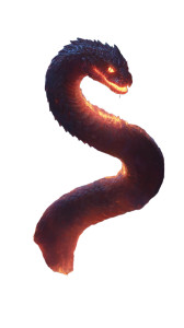 Boitatá Fire Serpent Vinyl Car Decal Sticker – Waterproof & UV-Resistant 4.8533333333333335"