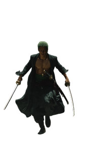 Modern Zoro Sprinting Vinyl Car Decal Sticker – Waterproof & UV-Resistant 9.706666666666667"