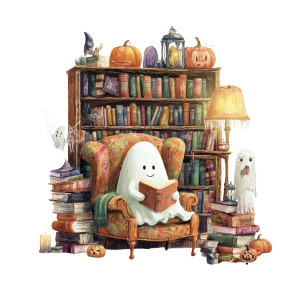 Reading Ghost Vinyl Car Decal Sticker – Waterproof & UV-Resistant 6.826666666666667"