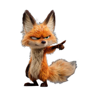 Wise Nine-Tailed Fox Vinyl Car Decal Sticker – Waterproof & UV-Resistant 3.4133333333333336"