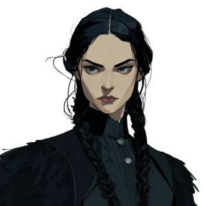 Huntress Irena Meravas Vinyl Car Decal Sticker – Waterproof & UV-Resistant 3.4133333333333336"