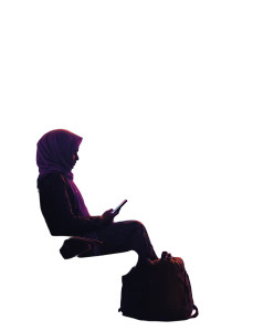 Woman In Hijab V4 Vinyl Car Decal Sticker – Waterproof & UV-Resistant 8.0"