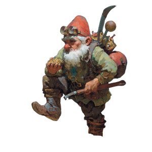 Russian Gnome Archaeologist Vinyl Car Decal Sticker – Waterproof & UV-Resistant 3.4133333333333336"