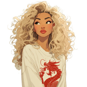 Blasian Woman Portrait Vinyl Car Decal Sticker – Waterproof & UV-Resistant 3.4133333333333336" Blasian Woman Portrait Vinyl Car Decal Sticker – Waterproof & UV-Resistant 3.4133333333333336"