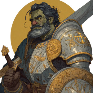 Half-Orc Paladin V14 Vinyl Car Decal Sticker – Waterproof & UV-Resistant 3.4133333333333336" Half-Orc Paladin V14 Vinyl Car Decal Sticker – Waterproof & UV-Resistant 3.4133333333333336"