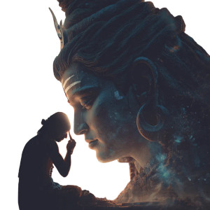 Majestic Shiva Devotee Vinyl Car Decal Sticker – Waterproof & UV-Resistant 3.4133333333333336"