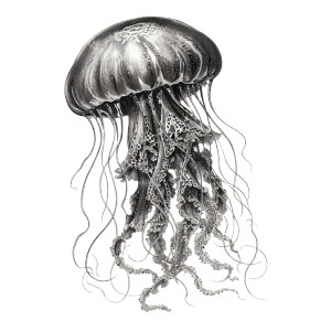 Vintage Jellyfish Sketch Vinyl Car Decal Sticker – Waterproof & UV-Resistant 6.826666666666667" Vintage Jellyfish Sketch Vinyl Car Decal Sticker – Waterproof & UV-Resistant 6.826666666666667"