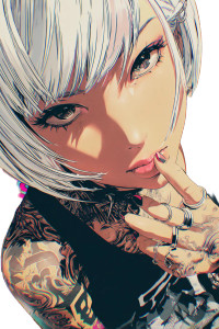 Stylish Anime Girl V10 Vinyl Car Decal Sticker – Waterproof & UV-Resistant 4.4
