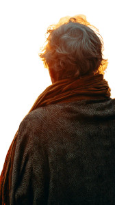 Elderly Sunset Watcher Vinyl Car Decal Sticker – Waterproof & UV-Resistant 4.8533333333333335"