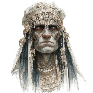 Mysterious Fantasy Man Vinyl Car Decal Sticker – Waterproof & UV-Resistant 3.4133333333333336"