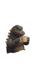 Toy Godzilla Worker Vinyl Car Decal Sticker – Waterproof & UV-Resistant 4.8533333333333335"