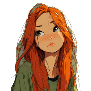 Ginger Anime Girl Vinyl Car Decal Sticker – Waterproof & UV-Resistant 3.4133333333333336" Ginger Anime Girl Vinyl Car Decal Sticker – Waterproof & UV-Resistant 3.4133333333333336"