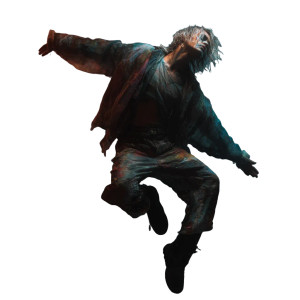 Dancing Man Portrait Vinyl Car Decal Sticker – Waterproof & UV-Resistant 6.826666666666667"