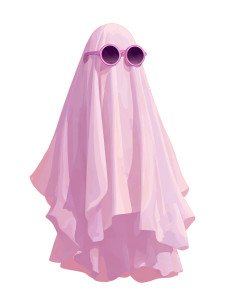 Fashionable Ghost Vinyl Car Decal Sticker – Waterproof & UV-Resistant 4.1066666666666665" Fashionable Ghost Vinyl Car Decal Sticker – Waterproof & UV-Resistant 4.1066666666666665"