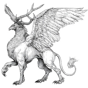 Mythical Creature Coloring Vinyl Car Decal Sticker – Waterproof & UV-Resistant 3.4133333333333336"