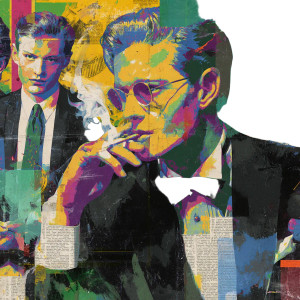 Pop Art Man Vinyl Car Decal Sticker – Waterproof & UV-Resistant 3.4133333333333336"