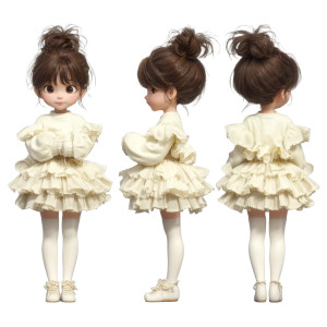 Anime Girl Skirt V3 Vinyl Car Decal Sticker – Waterproof & UV-Resistant 3.4133333333333336"