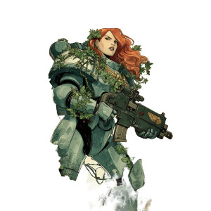 Poison Ivy Space Marine Vinyl Car Decal Sticker – Waterproof & UV-Resistant 6.826666666666667"